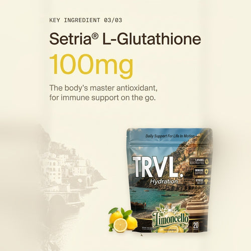 TRVL Limoncello 3-in-1 Hydration Stick Packs