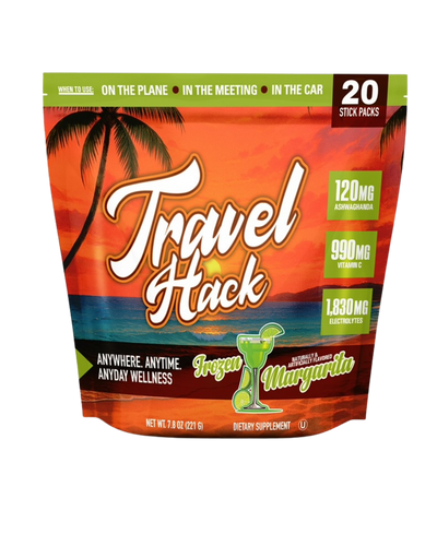 Travel Hack™ Hydration | 3-in-1 Hydration, Immunity & Stress Support Drink Mix